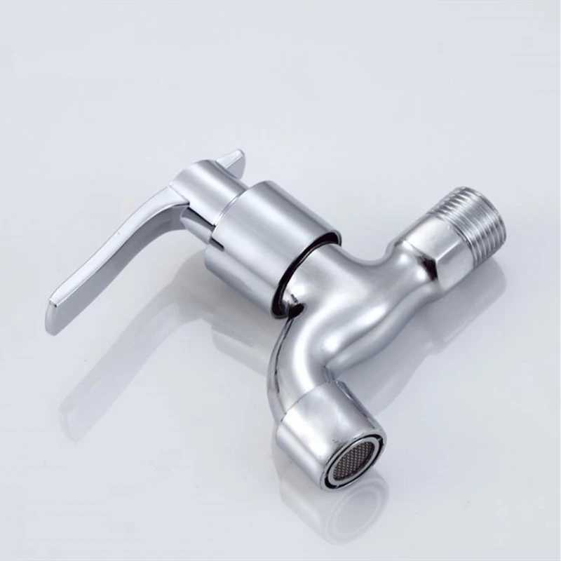 1PC Quick Opening Faucet Net Nozzle 1/2\' 3/4’ Water Inlet Port Mop Pool Faucet Znic