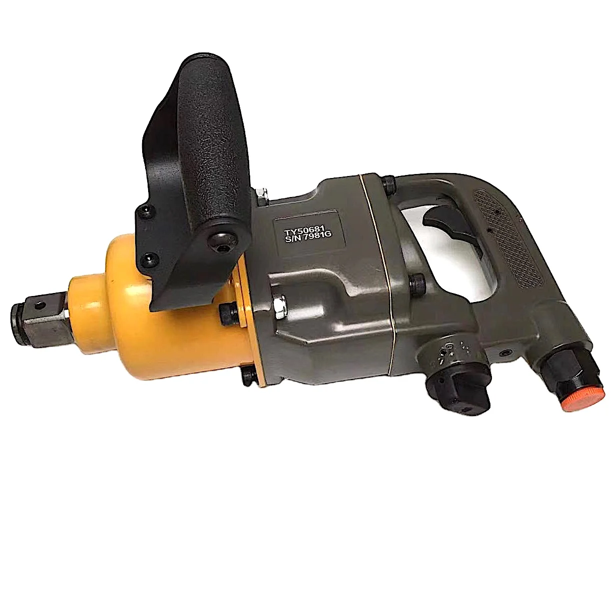 

Pneumatic Impact Wrench 3/4" Dual Retainer, Hits Hard Get Tries off Semi Dump Trailer