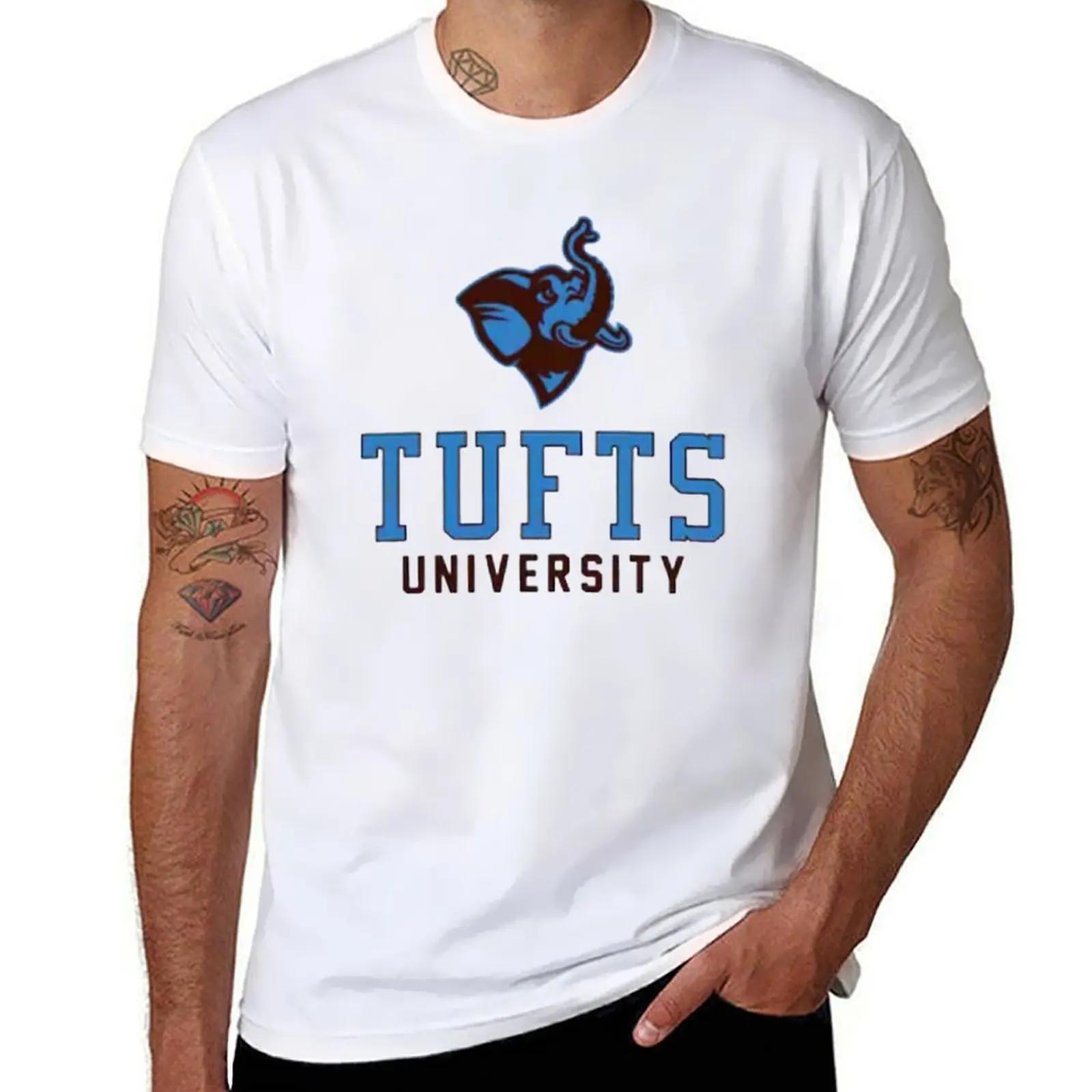 Tufts University T-Shirt custom shirt plain kawaii clothes men clothes