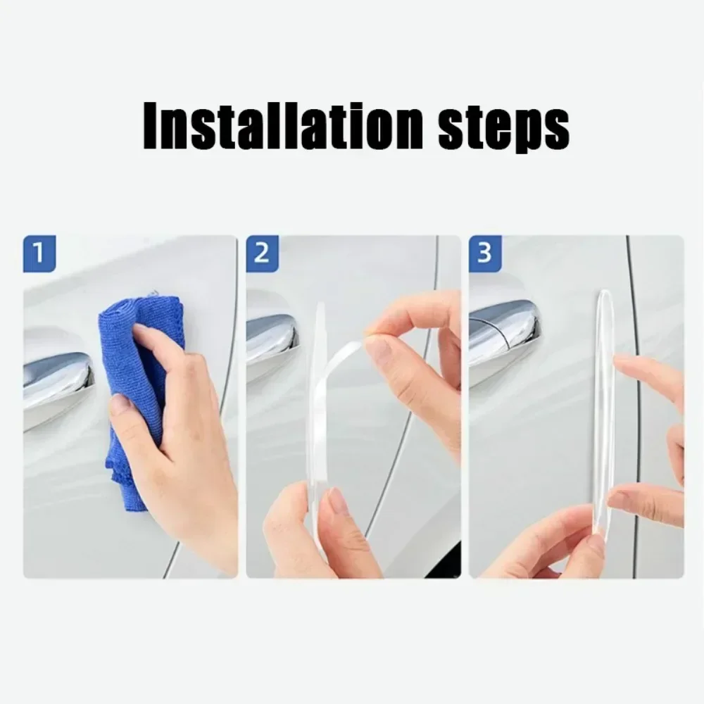 6Pcs Auto Car Door Edge Protection Guards Buffer Trim Molding Protection Strip Scratch Protector Car Door Crash Bar dla Audi BMW