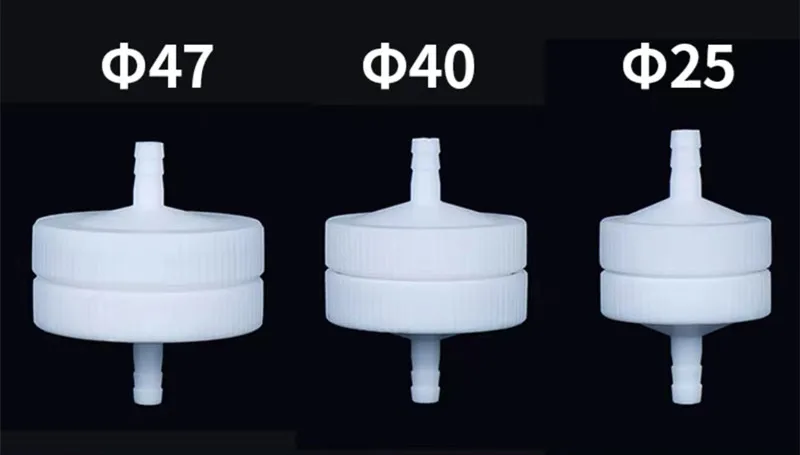 Imagem -06 - Laboratório Ptfe Clip ou Ptfe 25 40 47 mm Suporte de Amostragem de Cloreto de Hidrogênio Ptfe Membrana de Filtro