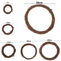 8-30CM Ramadan Decoration Eid Murbark Wedding Wreaths Decoration Garland Material Rattan Wreath DIY Wreath Party