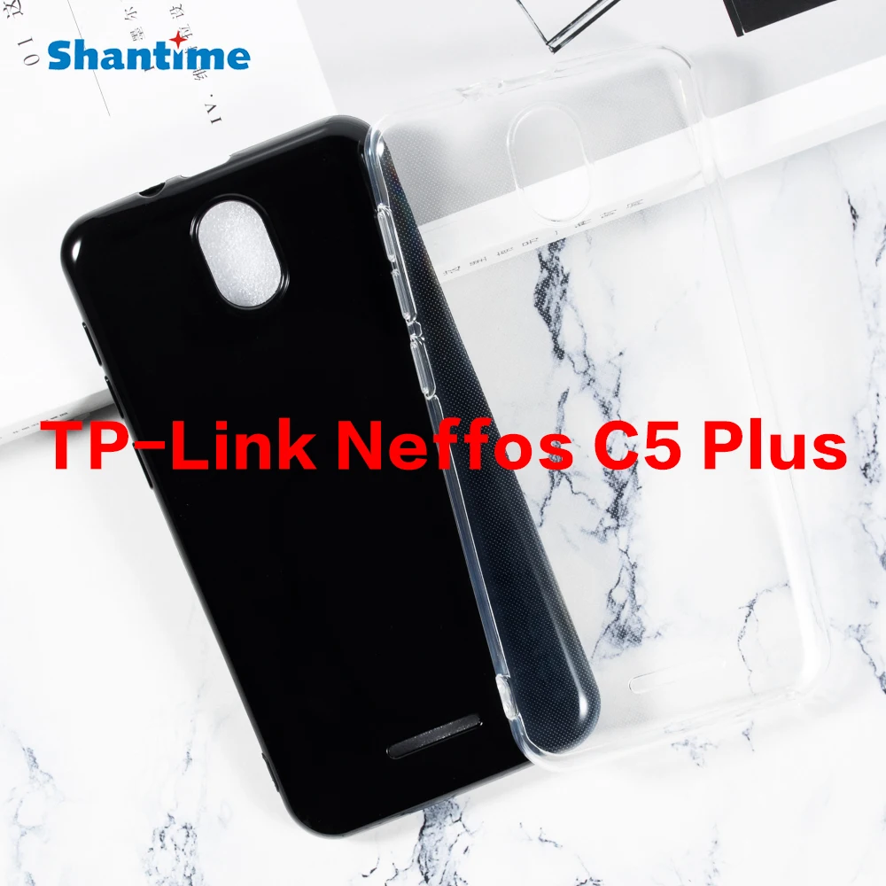 Funda protectora de silicona para tp-link Neffos C5 Plus, carcasa trasera para teléfono pudín de Gel, funda de TPU suave para tp-link Neffos C5 Plus