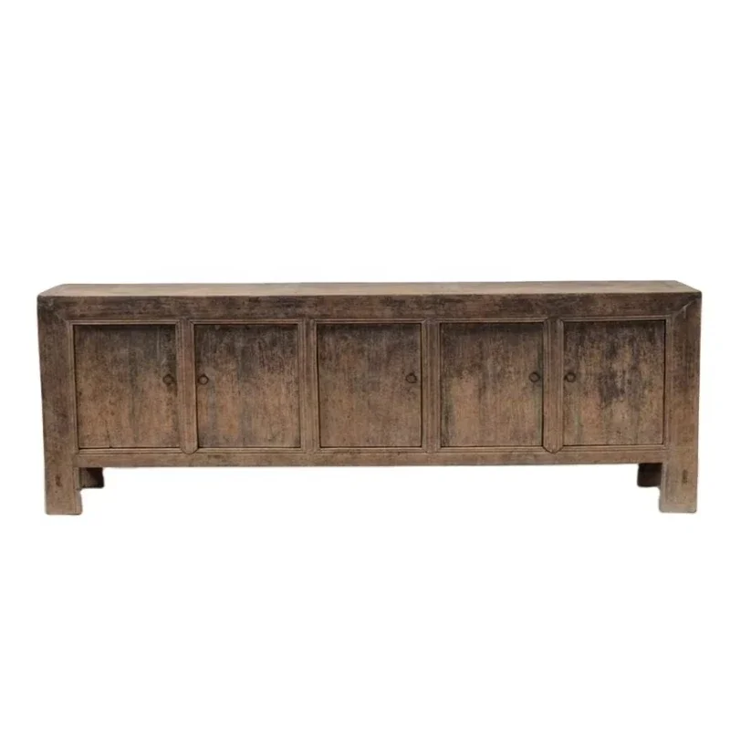 Furniture Vintage Rustic Shabby Chic Black Cabinets Sideboard