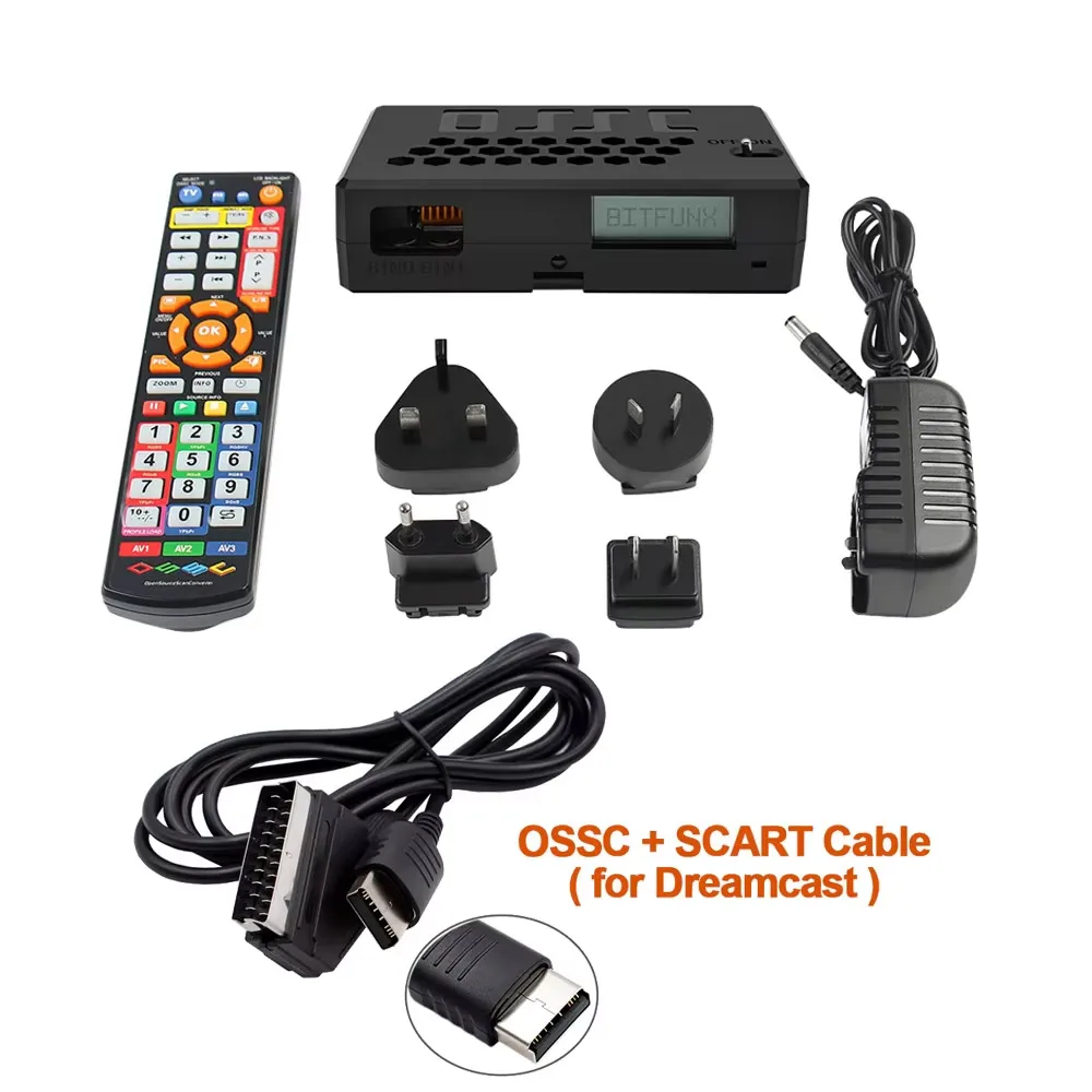 OSSC Upscaler HDMI ™   Converter Voor Retro Game Console Open Source Scan Converter OSSC V1.8 Voor PS2/Xbox/Dreamcast/Wii/MEGA Drive