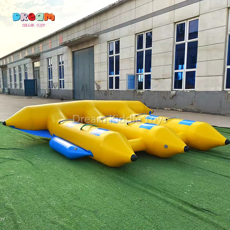 

Inflatable Water Amusement PVC Inflatable Towable Fly Fish Floating Banana Water Sports Game