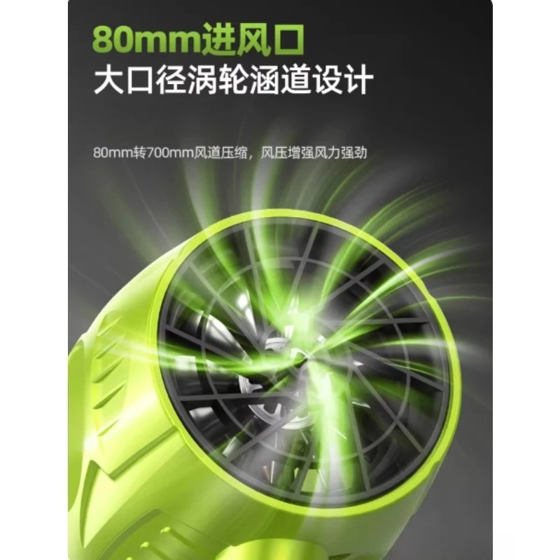 Electric Brushless Air Blower Jet Turbo Blower Car Dryer Dust Blowing Tools 21V Battery Powered