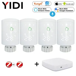 ZigBee Wifi Smart TRV attuatore per radiatore valvola termostatica per radiatore Tuya regolatore di temperatura telecomando vocale Google Home