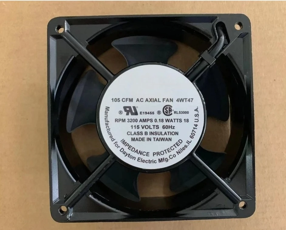 

FOR DAYTON 4WT47 Standard Square Axial Fan, Square, 115VAC, 1 Phase, 105 cfm