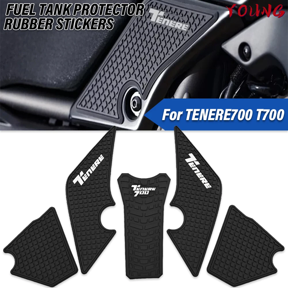 

Fit For YAMAHA Tenere 700 Rally T700 XTZ 690 T 700 2019-2021 Motorcycle Stickers Non-slip Tank Pad Side Anti Scratch Decal Fits