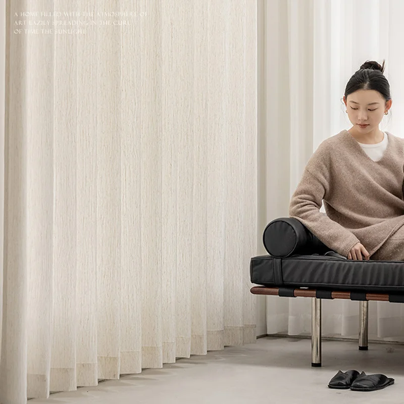 ستائر شفافة فاخرة لغرفة المعيشة من التول السميك لستائر النوافذ لغرفة النوم غطاء ظل معزول للمنزل الداخلي