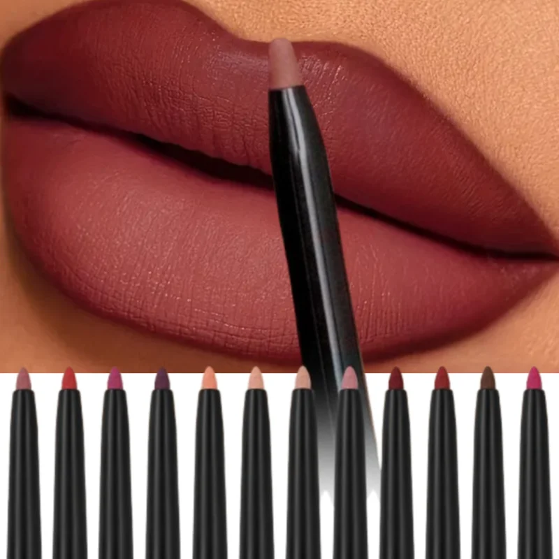 1 PC Matte 2-in-1 Lip Liner, Waterproof, Long Lasting, Used To Outline and Fill Lips, Ideal for Dating