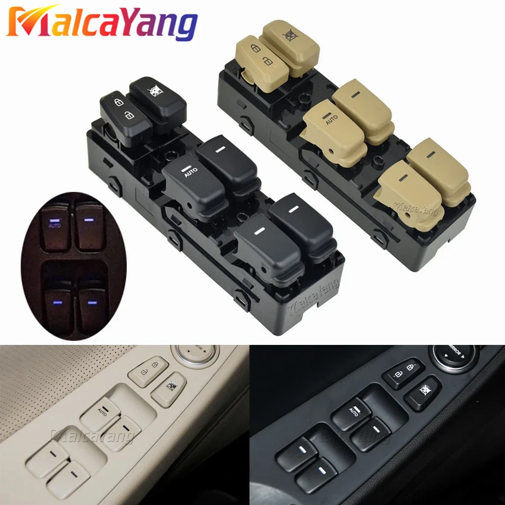 High Quality New Car Power Master Window Switch Button 93570-3S000RY-C0 93570-3S000 For Hyundai Sonata 2011 2012 2013 2014 2015