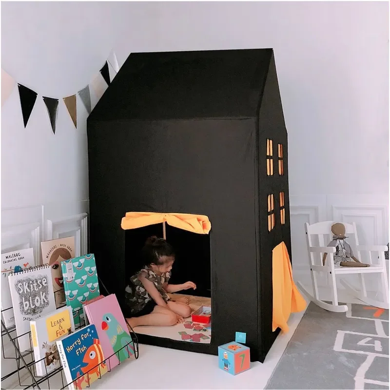 Kids Play Tent Castle Princess House Indoor Toy for Girls Boys Children Gift Small Bedroom Sleeping Den Portable Game Room