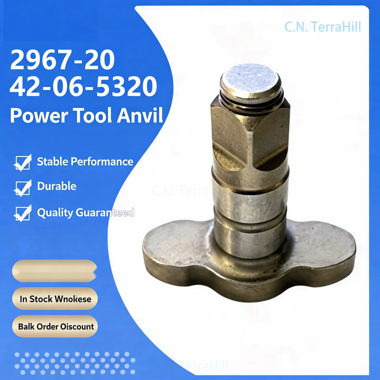 42-06-5320 Anvil Direct Impact Wrench Conversion Adapter Electric Tool Anvil Head Compatible with 2967