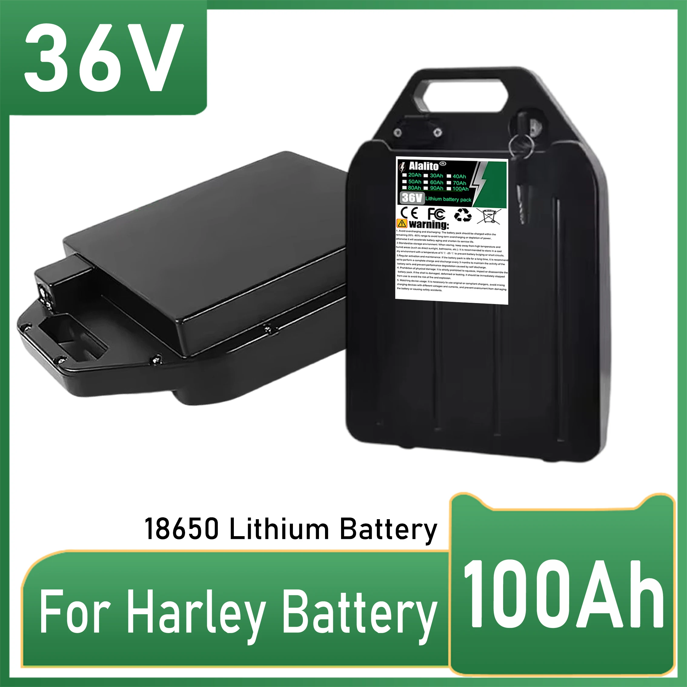 36V 20Ah-100Ah， Multi capacity selection, suitable for motors below 3000W, fast transportation by air