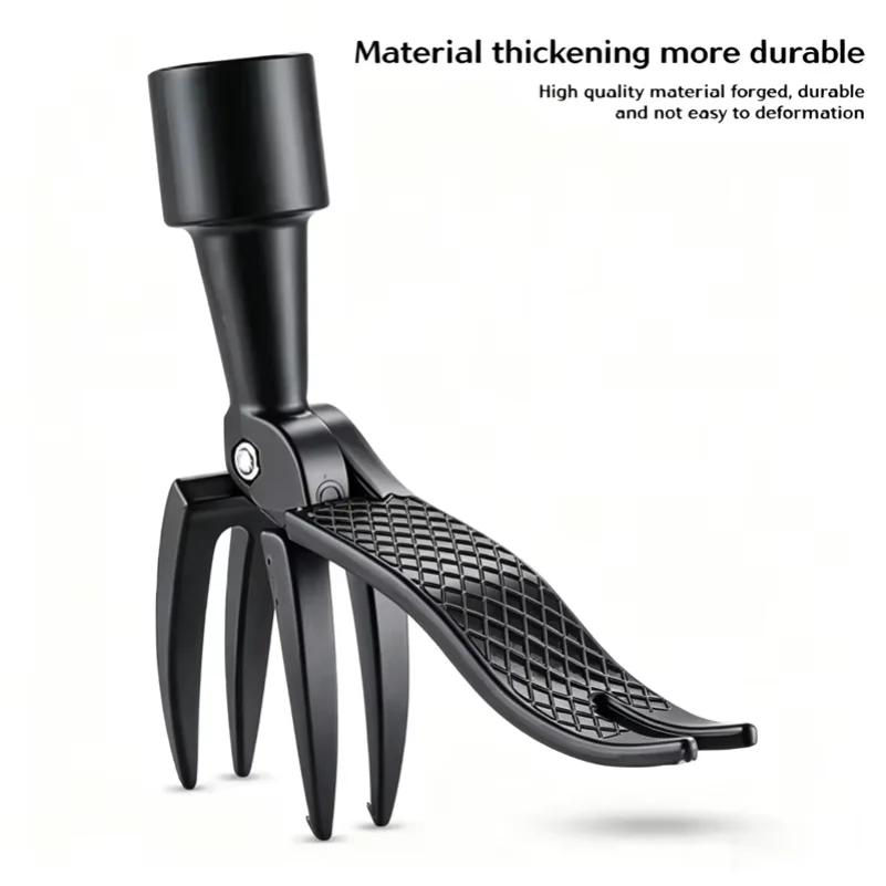 Black Weeding Head Replacement Gardening Claw Foot Pedal Weed Puller Stand Up Weeding tool Digging Weeder Root Remover