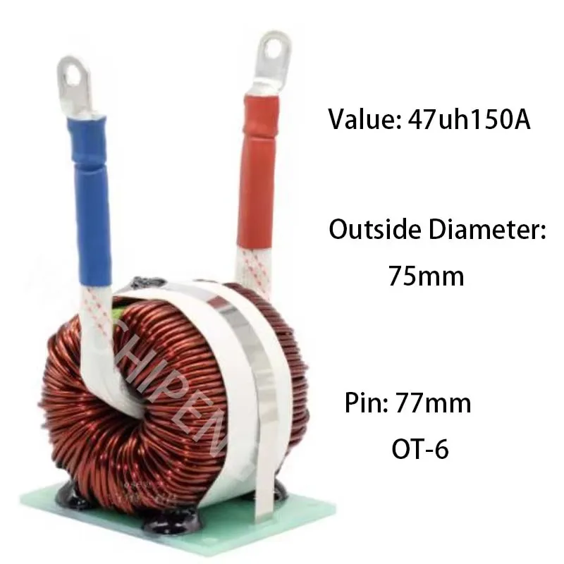 47uh150A FerroSilicon Inductor  PFC Power Filter Inductance  DC-DC High-Power DC Filter Inductor