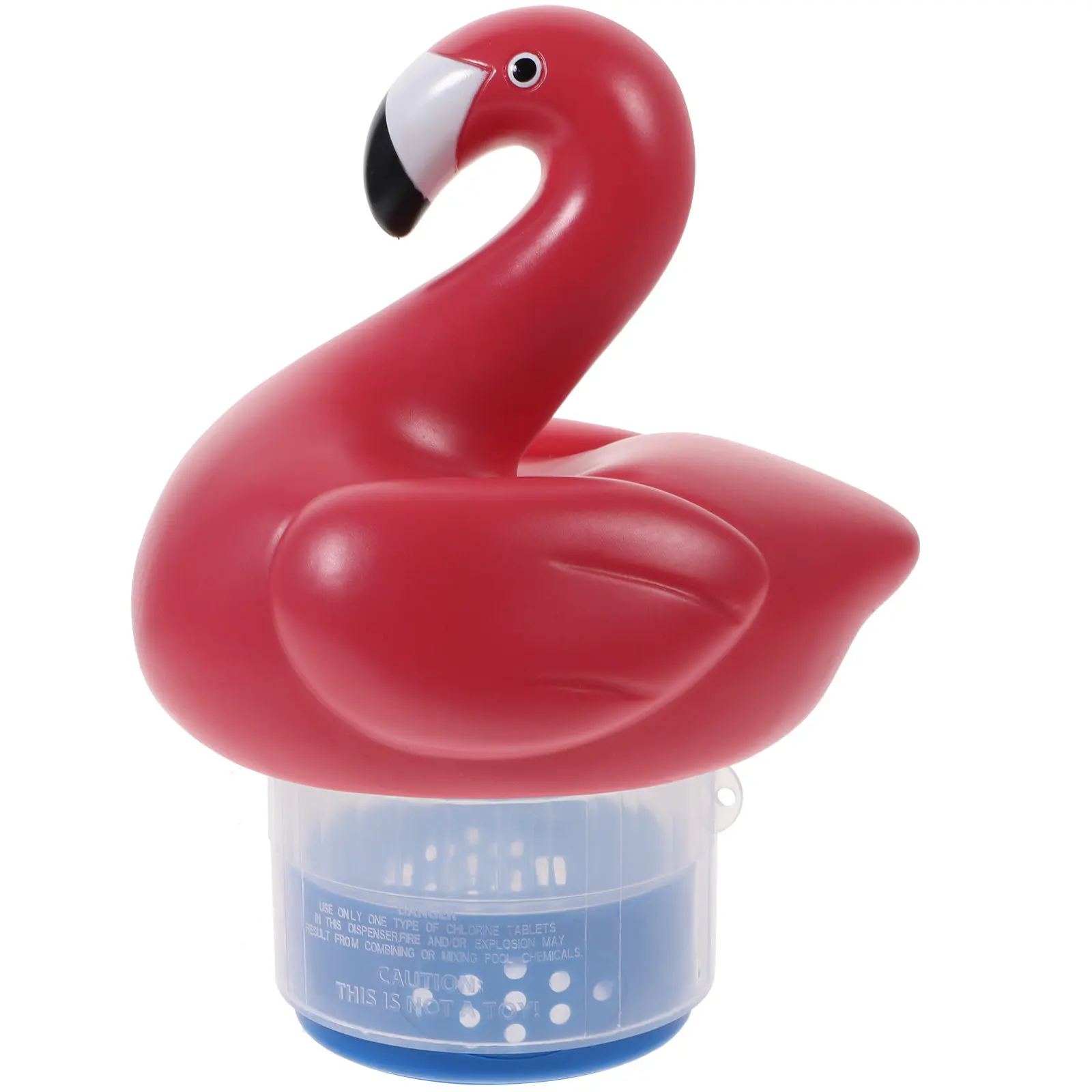 

Плавающий дозатор для бассейна Flamingo: регулируемый держатель для химических таблеток для наземных и встраиваемых бассейнов, для очистки воды в саду