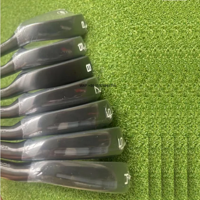 

Right Hand 7pcs Iron Set 456789 PW EFP790 Golf Club Set Forged Silver Black Steel Shaft Rubber Grip Men's Golf Iron