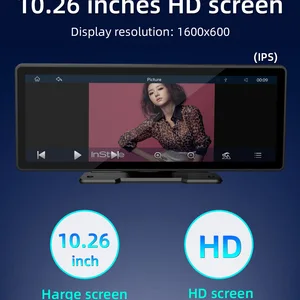 BQCC-راديو سيارة متعدد الوسائط العالمي ، مشغل فيديو WiFi ، شاشة Carplay لاسلكية لأجهزة Apple أو Android ، 10.26 على الشاشة 8 صناديق عكسية للمبيعات الرئيسية للكارت - No3