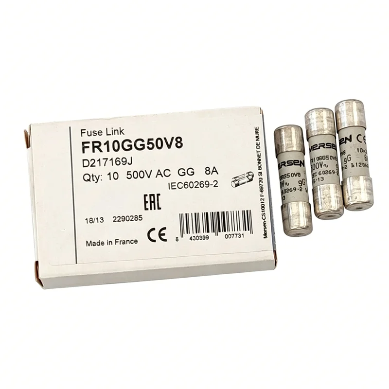 FR10GG50V1 FR10GG50V2 FR10GG50V4 FR10GG50V6 FR10GG50V8 (5pieces) Fuse 1A/2A/4A/6A/8A ,In Stock