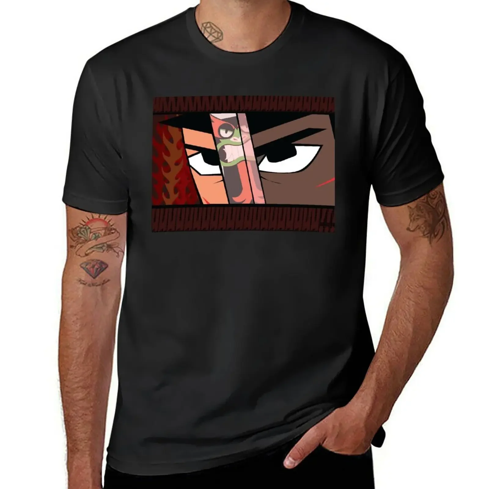 A Samurai named Jack T-Shirt aesthetic clothes essential t shirt for a boy man t shirt slim fit t shirts for men