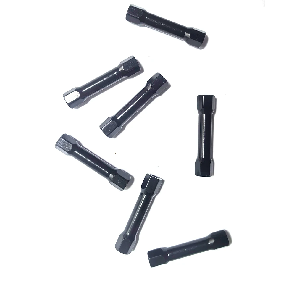 M3 Hex Head Pull Rod, Female Thread Aluminum Spacer, Through‑Hole Color Anodized Standoff for RC Model Frame Balance 52411