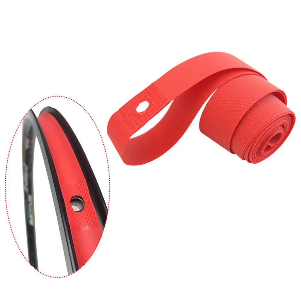 

2Pcs Bicycle Nylon Tire Cushion Puncture Proof Durable Rim Strip 26 Inches 18mm Protective Rim Tape for Road Cycling