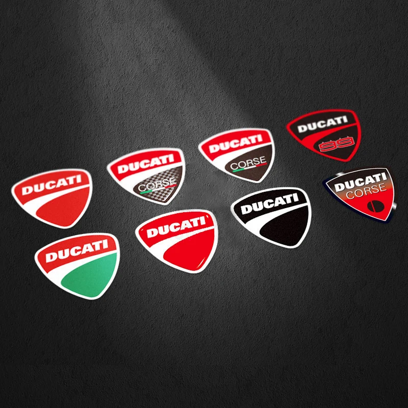 Hot Sales 3D Gel for Ducati Sticker Helmet Decal Emblem Corse Logo