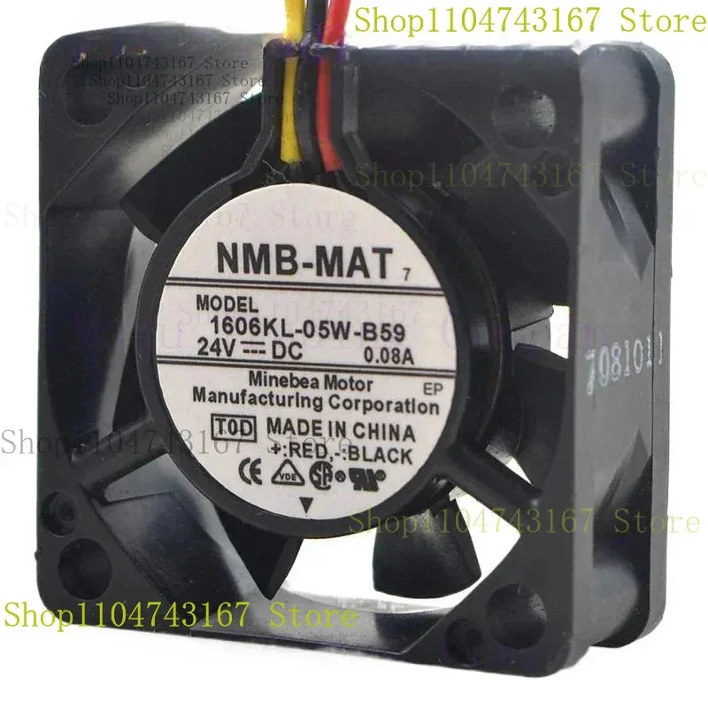 

Новый оригинальный для NMB 4015 1606KL-05W-B59 L02 24 В 0,08 А FH6-1742 3-проводной охлаждающий вентилятор