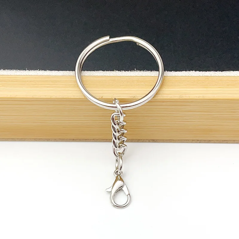20-100Pcs 20-25mm Metall Schraube Pin Schlüssel Ring Schlüssel Kette Runde Draht Offenen Kreis DIY schmuck Spielzeug Anhänger Herstellung Zubehör Großhandel – Detail 10