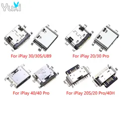 YuXi 2pcs Type C USB Charging Port Socket Connector USB Jack Socket Dock For Alldocube iPlay 20 20S 30 30S U89 40 Pro 40H