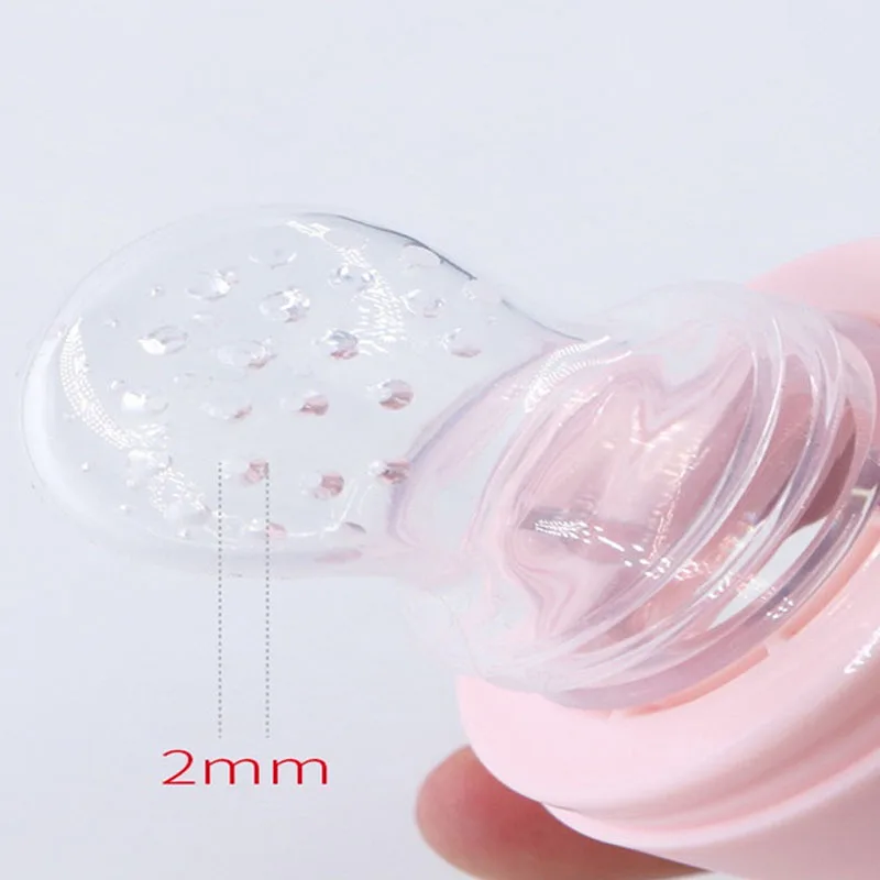 Baby Food Feeding Eat Fruit Complementary Food Baby food Bag Feed Rice Cereal Spoon Silicone Pacifier Tool Baby Accessories