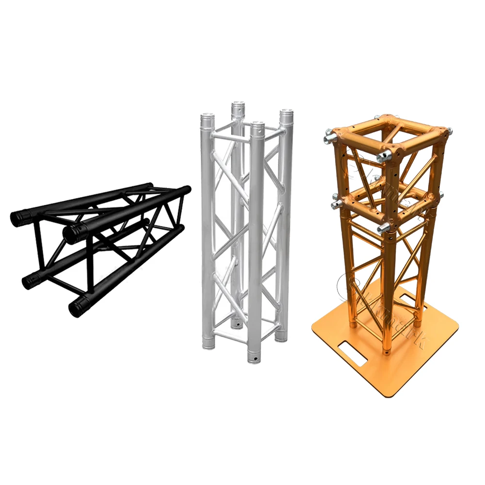 

Colorful Decorate Powder Coat Wedding Stage Bolt Spigot Truss Festival Event Stage Roof Aluminum Lighting Concert Truss