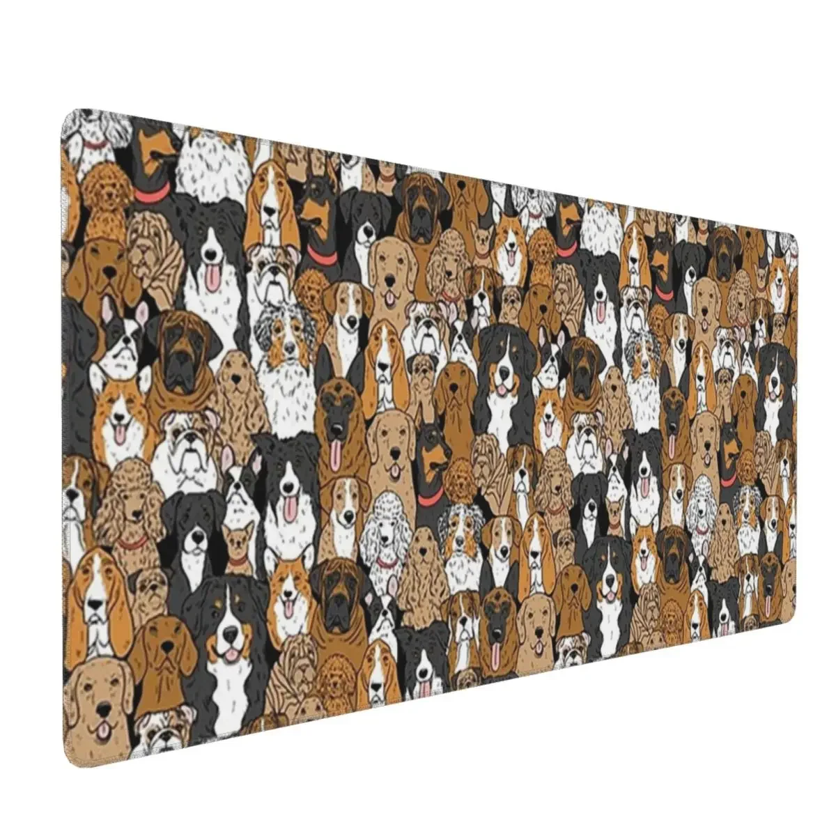 Lots Of Dogs Large Mouse Pad Computer Keyboard Mouse Mat Gaming PC Laptop Desk Mat Office Accessories Table Mats