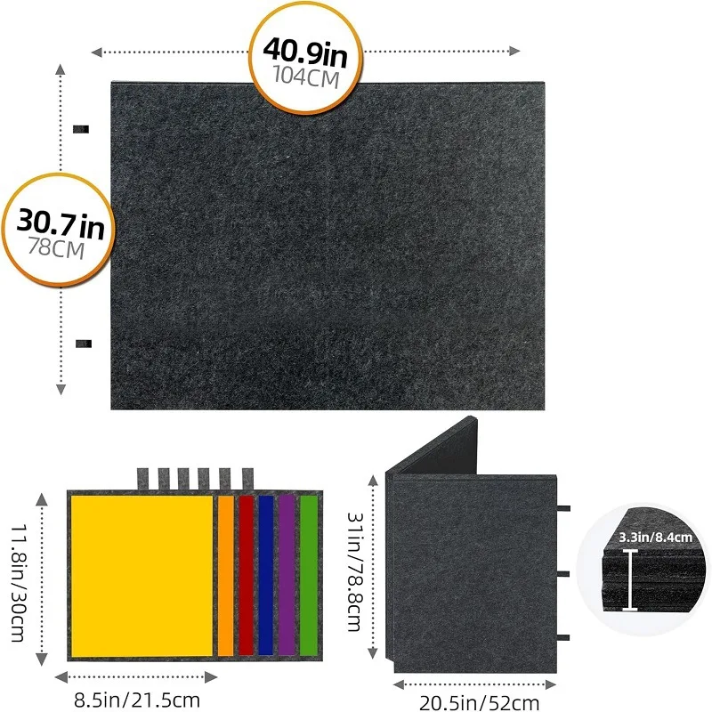 Portable Felt Puzzle Board Stand Foldable 2000-Piece Puzzle Sorting Boards Drawer-style Sorting Table