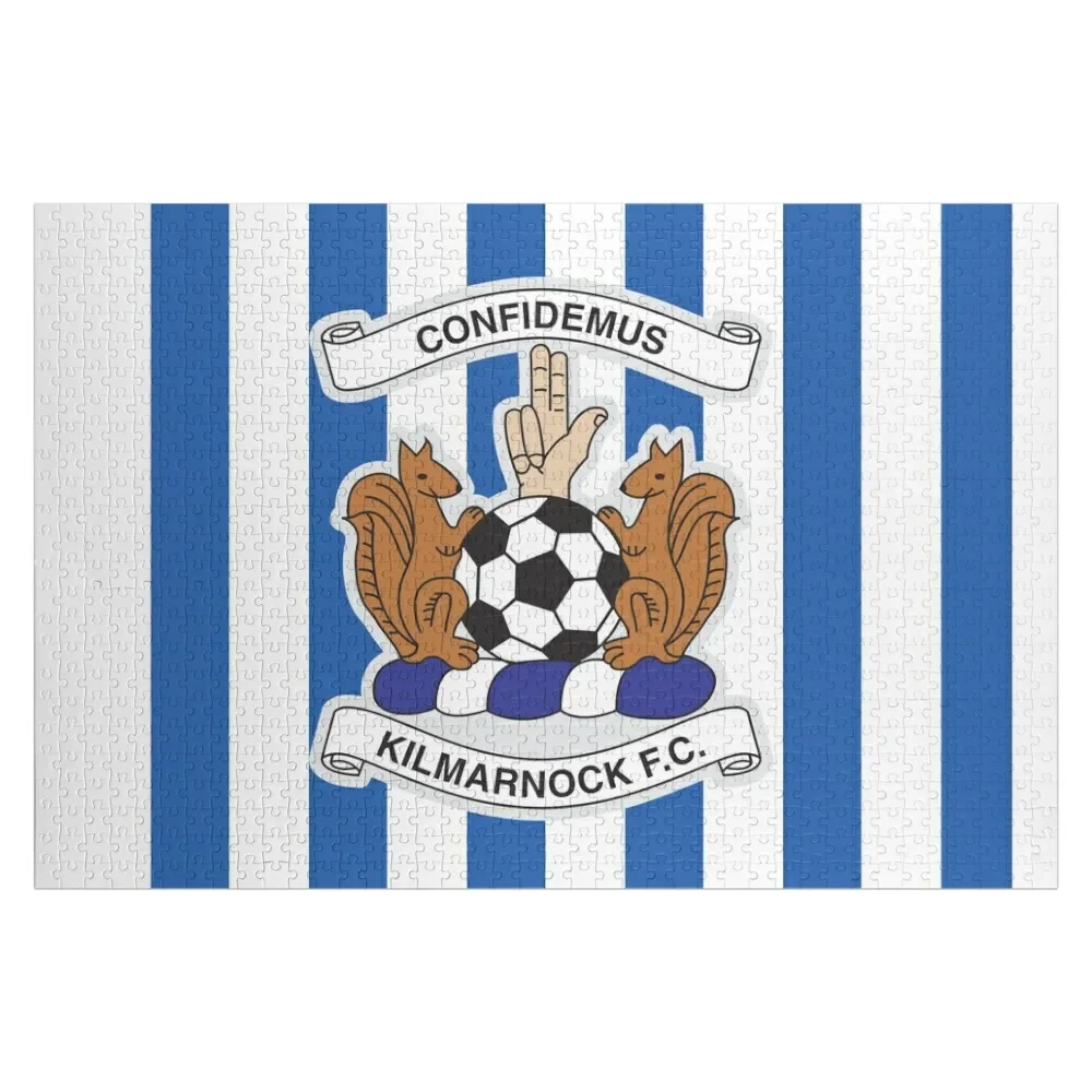 

Kilmarnock football club logo - Stripes Jigsaw Puzzle Woodens For Adults Personalize Puzzle