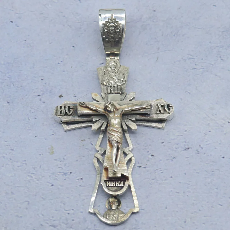 Grand Pendentif Orthopédique en Or Blanc pour Homme, 25g de Long, Personnalisé, 925 Solide, Cottage, LING