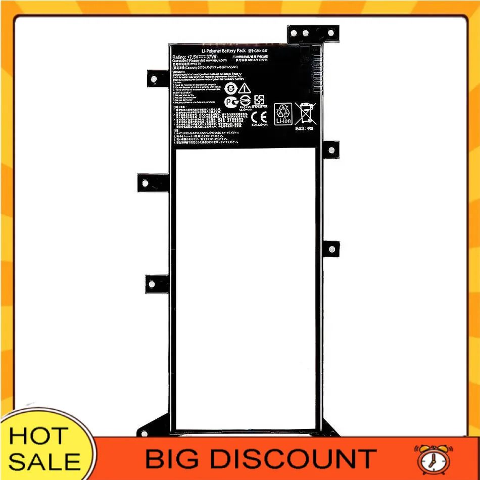 

5000mAh Spare Mobile Phone Battery For ASUS X554L X555L X555LB X555LN X555 X555LD X555LP F555A F555U W519L F555UA VM C21N1347