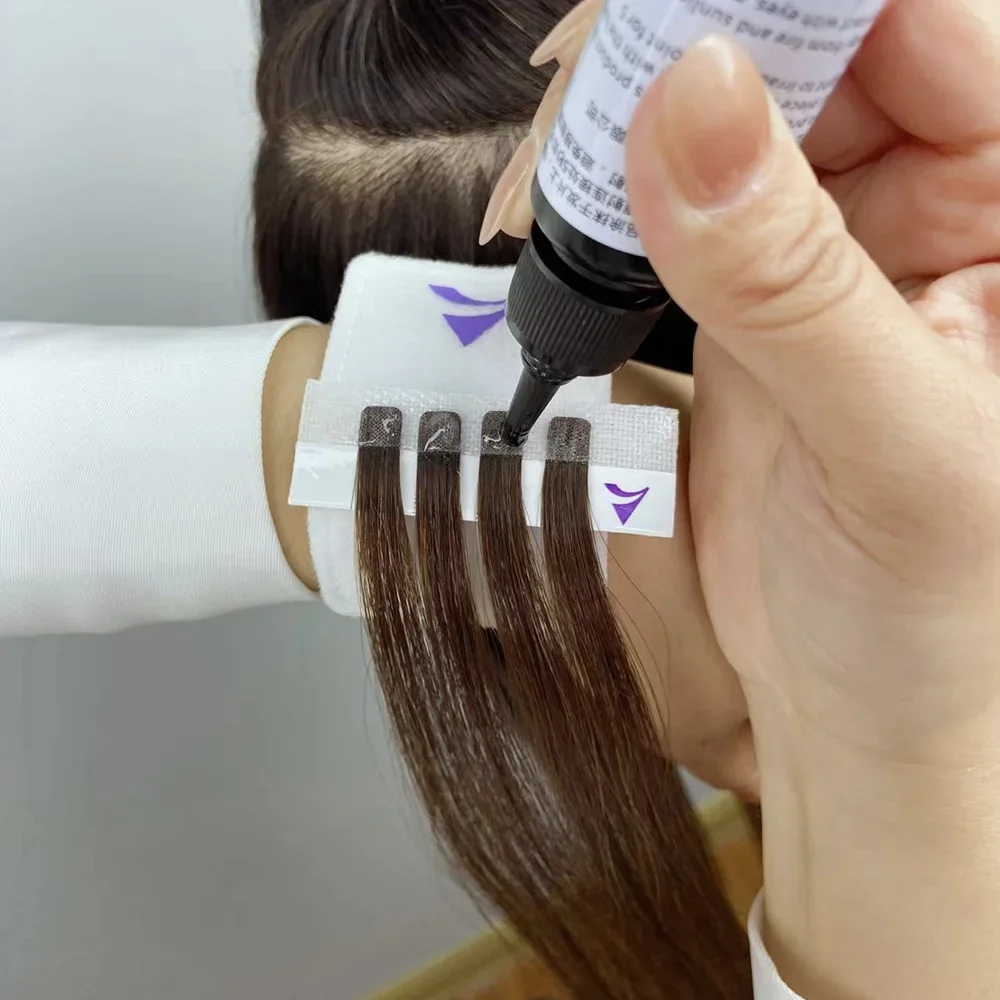 expiration date promotion v Light Ultrasonics Hair Extension Glue Machine for Hair Extension Black Brown V-light Adhesive Glue