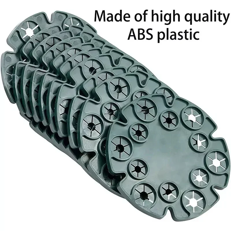 12Pcs Garden Plant Support Protection Trays Bamboo Cane Holder Balcony Plants Support Rack Connectors Garden Stake for Climbing