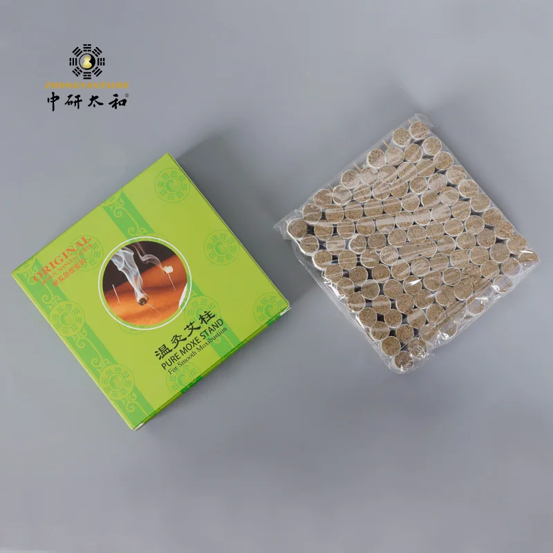 Mini Moxa Stick Pure Moxa Stick for Moxibustion 200pcs/box High Quality Extract Chinese Medicine Moxa Roll Warm Moxibustion Post