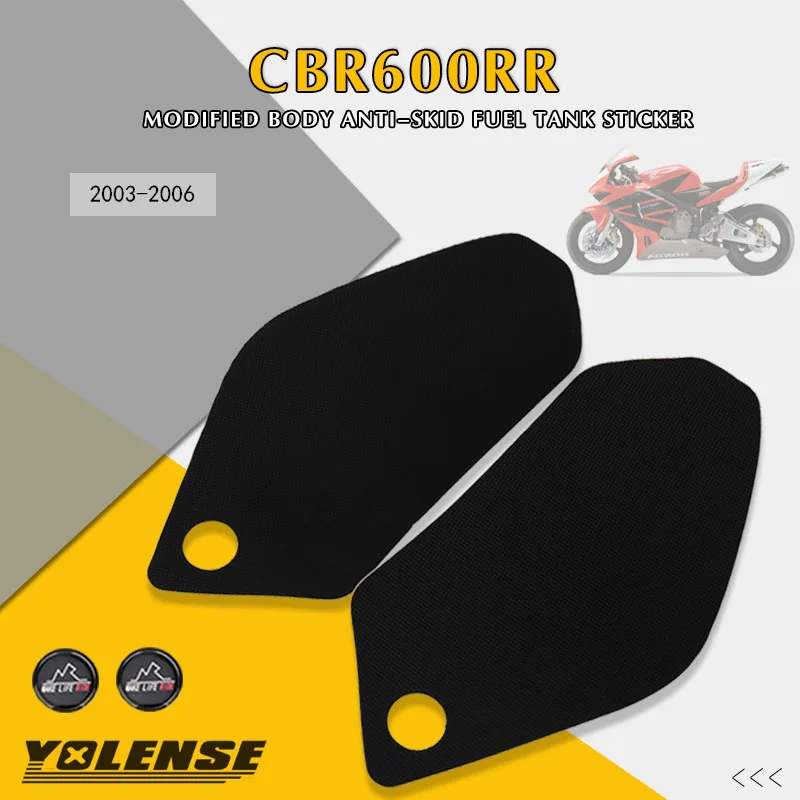 

For HONDA CBR600RR CBR 600RR CBR 600 RR 200-2006 Motorcycle Tank Traction Pad Anti Slip Sticker Side Decal Knee Grip Protector