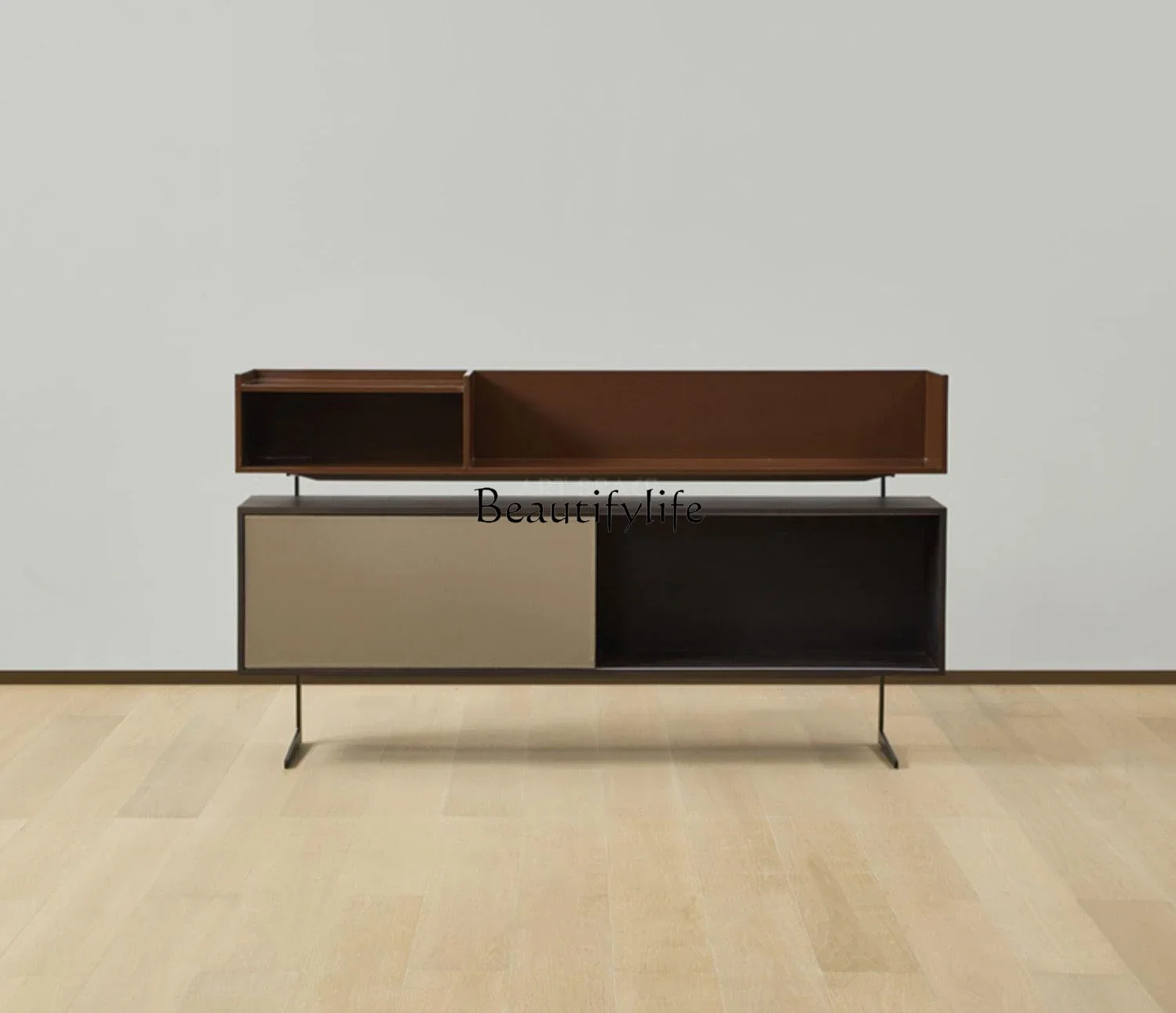 

X4 High-End Italian Minimalist Living Room Storage Sideboard Cabinet Modern Light Luxury Industrial Style Dining Wine Cabinet