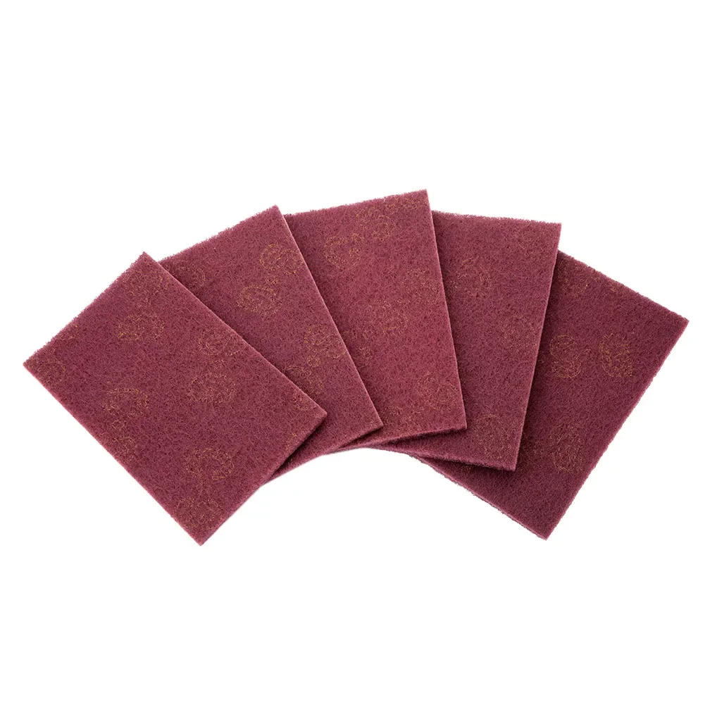 5/10 Stück Schleif-Handschwämme, Schleif-Schwämme, Polier- und Reinigungswerkzeuge, Quadratische Nylon-Schleifpads – Detail 2