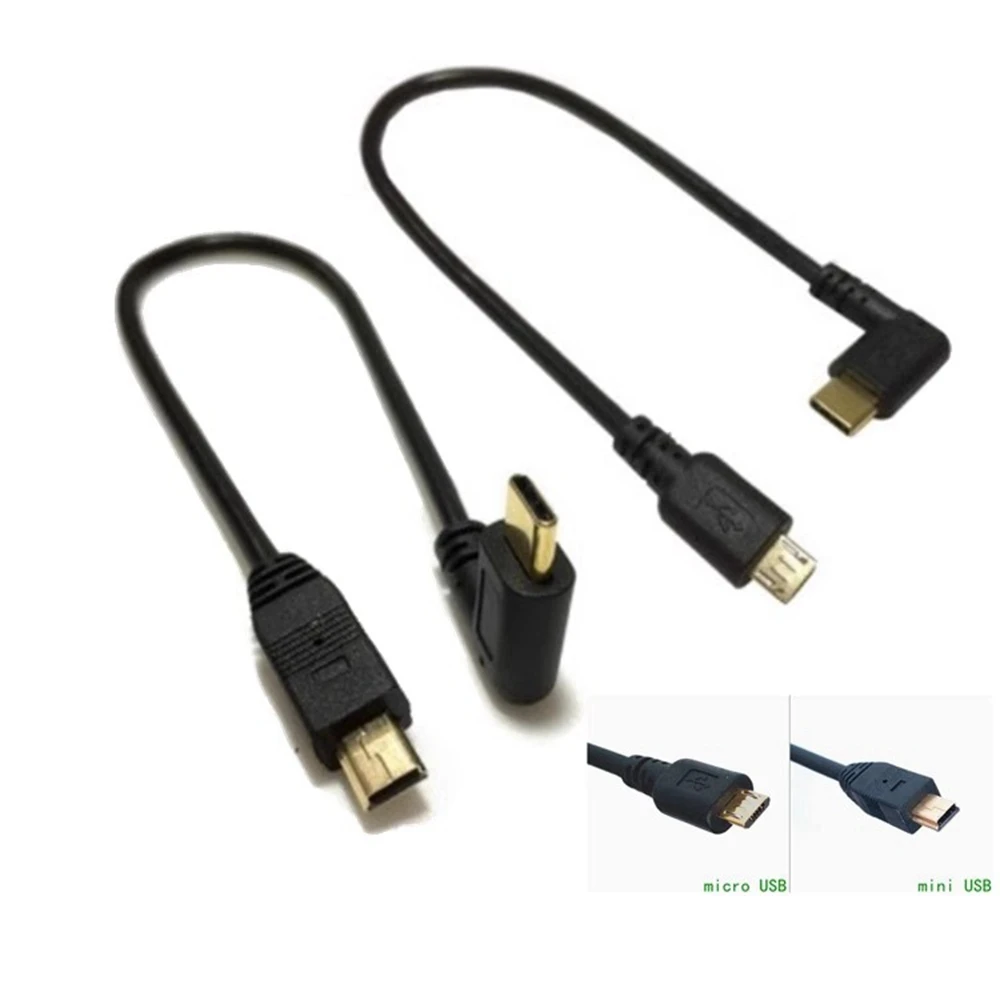 Hard disk data cable Type-C OTG to Mini MICRO USB data cable T-port Android connection camera