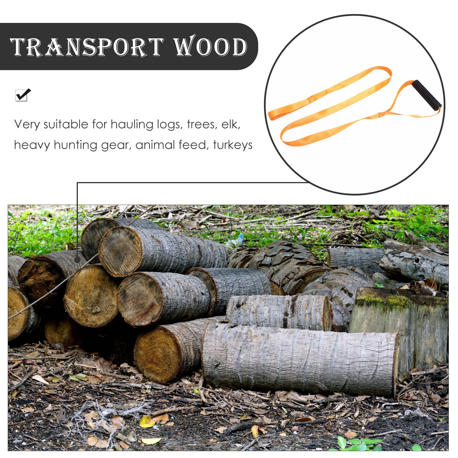 

Nylon Deer Strong Wear Resistant Foldable Hunting Supply for Hauling Heavy Game Outdoor Adventure Deer Carrier