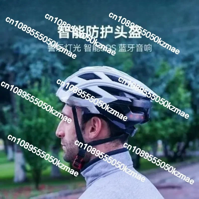 BH60SE  Bluetooth Cycling Helmet, Road Mountain Bike Helmet with LED Light, Men Women Safety Hard Hat