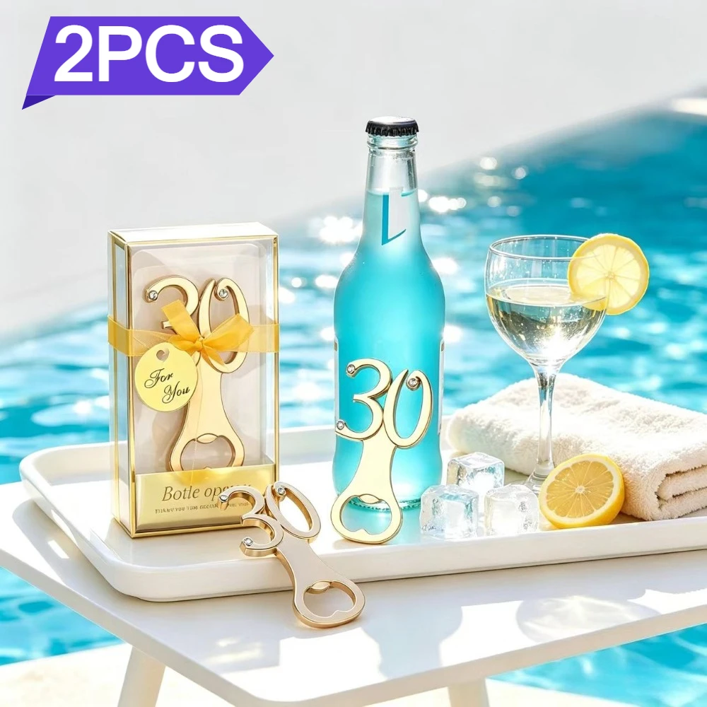 Funny Kitchen Gadgets Gifts - 2PCS 30th Anniversary Party Gifts Beer